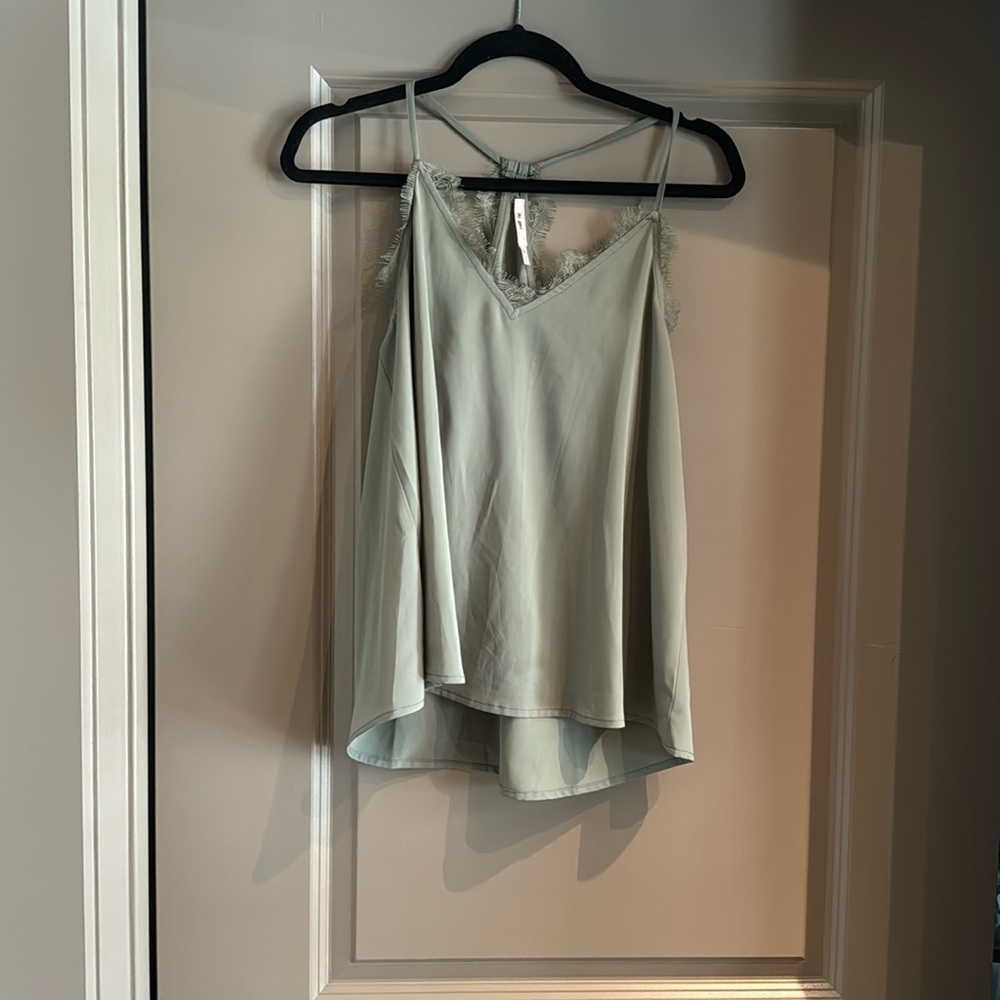 Green blouse
